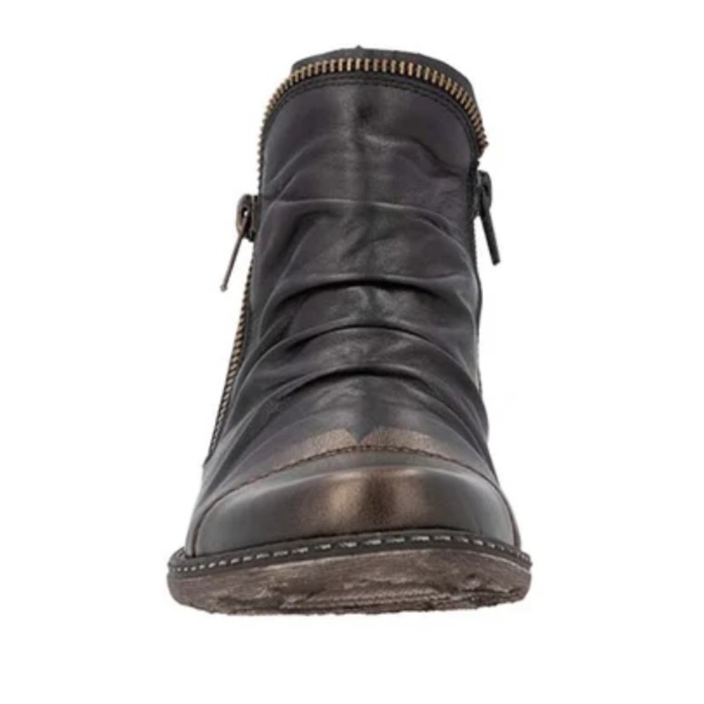 Remonte Chandra 80 Women's Leather Chelsea Ankle Boots size 8 Block Heel new - Picture 10 of 13